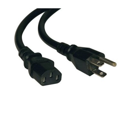 CABLE DE PODER TRIPP LITE NEMA 5-15P A C13 COUPLER 1.83M NEG P007-006