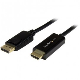 CABLE STARTECH CONVERTIDOR DISPLAYPORT A HDMI 2M NEGRO DP2HDMM2MB