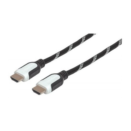 CABLE MANHATTAN HDMI MACHO 5M NEGRO/BLANCO 354790