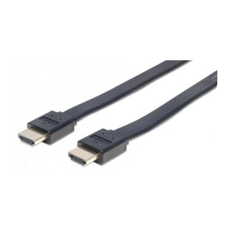 CABLE MANHATTAN HDMI MACHO 50CM NEGRO 394390