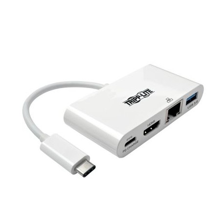 ADAPTADOR TRIPP LITE USB-A 1X USB C 1X HDMI 1X RJ-45 U444-06N-H4GU-C