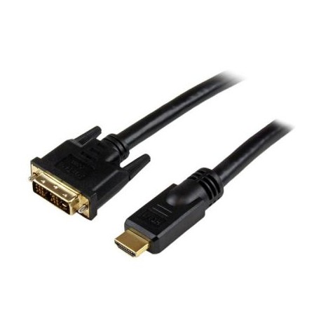 Cable Adaptador 7.6m HDMI a  a DVI-D Macho a Macho  STARTECH HDDVIMM25