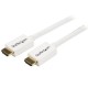 CABLE STARTECH HDMI MACHO 2M ULTRA HD 4K/2K BLANCO HD3MM2MW