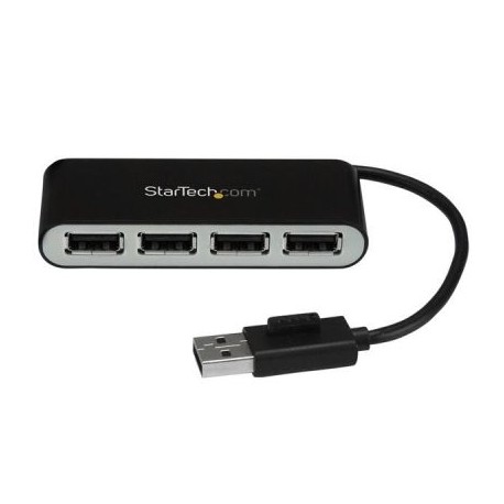 STARTECH HUB USB 2.0 4 PUERTOS PORTATIL PC LINUX MAC ST4200MINI2