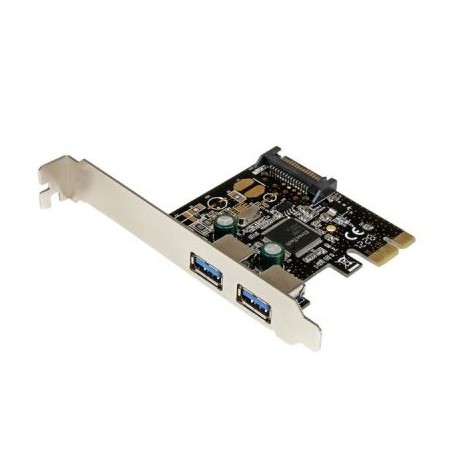 TARJETA PCIE 2 PTOS  USB3.0 ALIMENTACION SATA HUB  STARTECH PEXUSB3S23