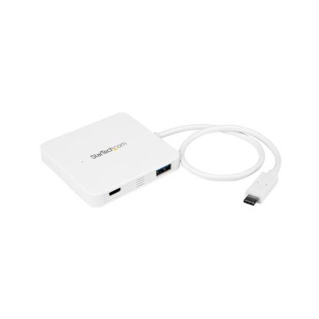 HUB CONCENTRADOR USB 3.0 STARTECH USB-C A USB-A PD HB30C3APDW