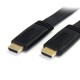 Cable HDMI de alta velocidad  con  3m Plano M a M  STARTECH HDMIMM10FL