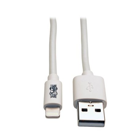 CABLE TRIPP LITE USB A LIGHTNING 24CM BLANCO M100-010-WH
