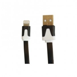 CABLE LIGHTNING OVALTECH OVCAB-L004 2 METRO COLOR NEGRO CARGA/DATOS