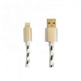 CABLE LIGHTNING OVALTECH OVCAB-L007 2 METRO COLOR BLNACO CARGA/DATOS