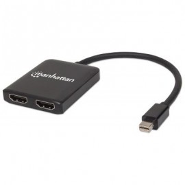 VIDEO SPLITTER MANHATTAN 1 MINI DP IN : 2 HDMI OUT USB/MST 152723