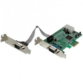 TARJETA  PCIE PCIE PERFIL BAJO 2 PTOS SERIALES  STARTECH PEX2S553LP