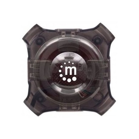 MINI HUB USB MANHATTAN 4 PTOS 2.0  NEGRO 162272