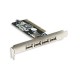TARJETA USB MANHATTAN PCO 4PTOS 171557