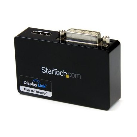 Adaptador Video Tarjeta GraficaUSB 3.0 a HDMI DVI STARTECH USB32HDDVII