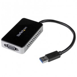 Adaptador Video USB3.0  a VGA con Hub 1 Pto USB  STARTECH USB32VGAEH