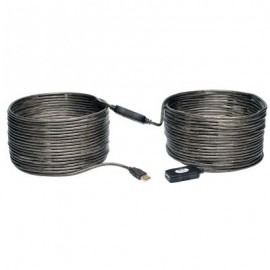 CABLE USB TRIPP LITE DE EXTENSION USB 2.0 20M GRIS U026-20M