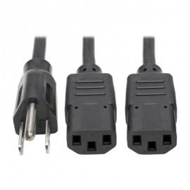 CABLE DE ALIMENTACION NEMA 5-15P IEC 60320 C13 6 FT 1.8MP006-006-2