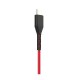 CABLE USB TIPO C NACEB TECHNOLOFY NA-0101R 1 METRO COLOR ROJO