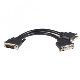 Cable DMS 59 LFH 59 Macho  a Dos DVI-I Hembra 8  STARTECH DMSDVIDVI1