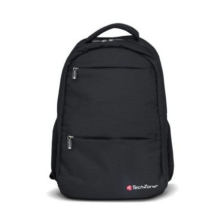 MOCILA TECHZONE TZ18LBP01-NEGRO POLIESTER MOCHILA COLOR NEGRO