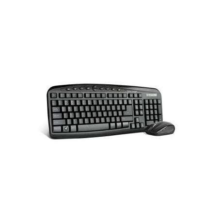 KIT TECLADO Y MOUSE VORAGO KM-303 INALAMBRICO MULTIMEDIA NEGRO