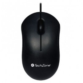 MOUSE TECHZONE TZMOU01 NEGRO OPTICO 800 DPI