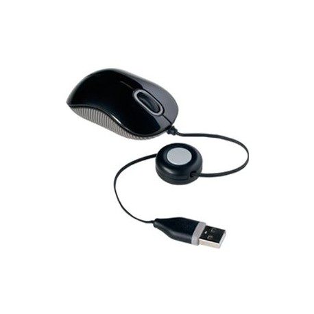 TARGUS MINI MOUSE OPTICO DE VIAJE  RETRACTIL USB NEGRO AMU75US