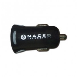 CARGADOR PARA AUTO NACEB NA-600 5V NEGRO