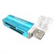 LECTOR USB BROBOTIX 180420A USB V2.0 AZUL