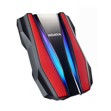DISCO DURO EXTERNO ADATA HD770 1TB USB 3.1 ROJO RGB AHD770G-1TU32G1-CR