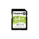 MEMORIA SD KINGSTON SDXC CANVAS SELECT 100R CL10 UHS-I V10 (SDS2/64GB)