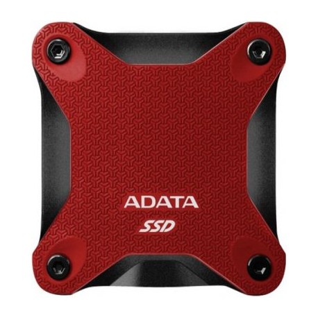 SSD EXTERNO ADATA 480GB USB 3.1 440 MB/S ROJO ASD600Q-480GU31-CRD
