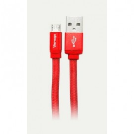 CABLE MICRO USB VORAGO CAB-113 ROJO 1METRO BOLSA