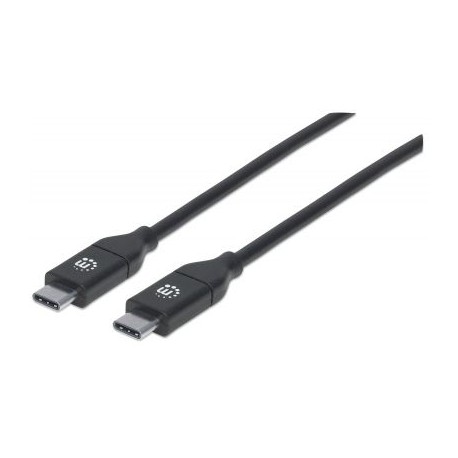 CABLE USB MANHATTAN TIPO C MACHO-MACHO 2.0M ALTA VELOCIDAD 355247