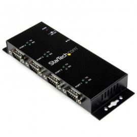 Hub USB a Serial  RS232 DB9 de 4 Puertos Riel DIN  STARTECH ICUSB2324I