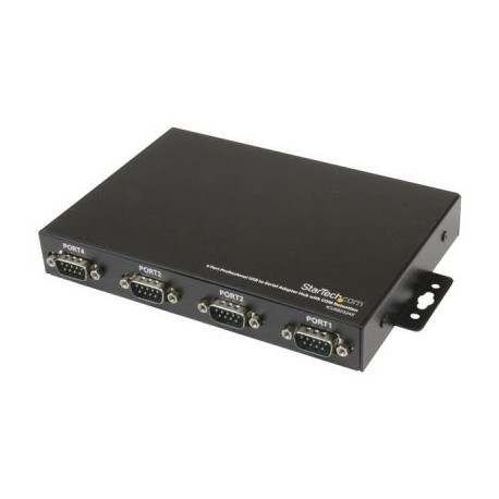 Adaptador Hub 4Ptos Serial a USB Retencion COM  STARTECH ICUSB2324X