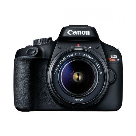 CÁMARA CANON EOS REBEL T100 18MP FULL HD 2.7" INCLUYE LENTE 2628C003AA