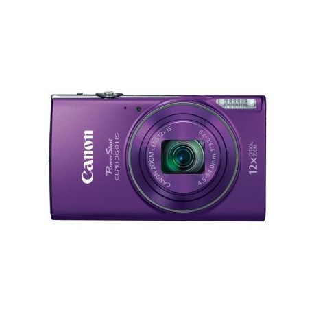 CAMARA DIGITAL CANON 20.2MP ZOOM OPTICO 12X MORADO 1081C001
