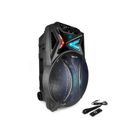BAFLE VORAGO KSP-501 15" BLUETOOTH 1 MICROFONOS RECARGABLE TWS