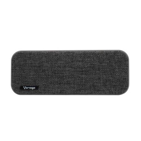 BOCINA BLUETOOTH VORAGO BSP-150-GRY / mSD / USB / 3.5MM TELA GRIS