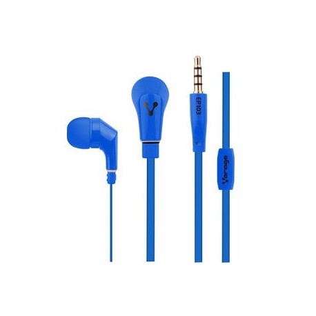 AUDIFONOS VORAGO EP-103 AZUL 3.5MM