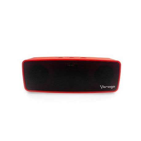 BOCINA VORAGO BSP-100 V2 BLUETOOTH MANOS LIBRES USB MSD FM ROJO