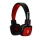 DIADEMA CON MICRÓFONO GETTTECH NEGRO/ROJO REVEAL GH-3500R