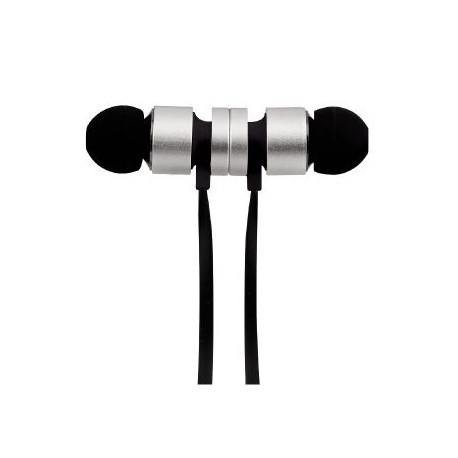 AUDIFONO GETTTECH CON MICROFONO PLATA/NEGRO SOFT MI-1220N