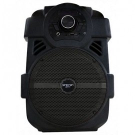 BOCINA KARAOKE NECNON NB-08A, 8", 2,200W, BT, 1 MIC, USB, 3.5MM, NEGRA