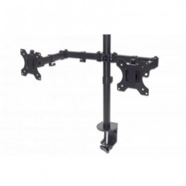 SOPORTE UNIVERSAL MANHATTAN P/2 MONITORES DE 13" A 32" 461528