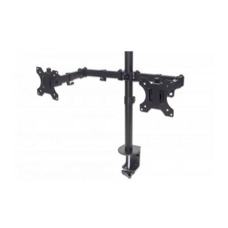 SOPORTE UNIVERSAL MANHATTAN P/2 MONITORES DE 13" A 32" 461528