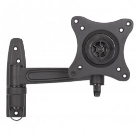 SOPORTE PARA PANTALLA MANHATTAN 13 A 27",  ALUMINIO, NEGRO 423700