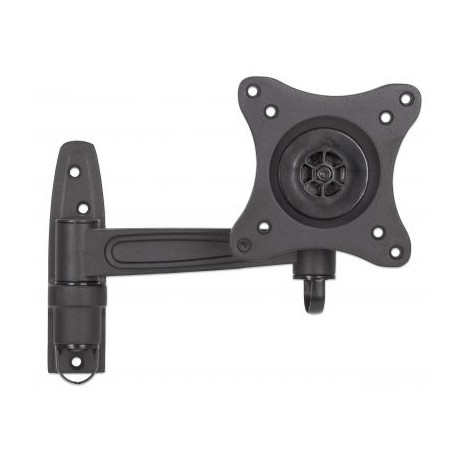 SOPORTE PARA PANTALLA MANHATTAN 13 A 27",  ALUMINIO, NEGRO 423700